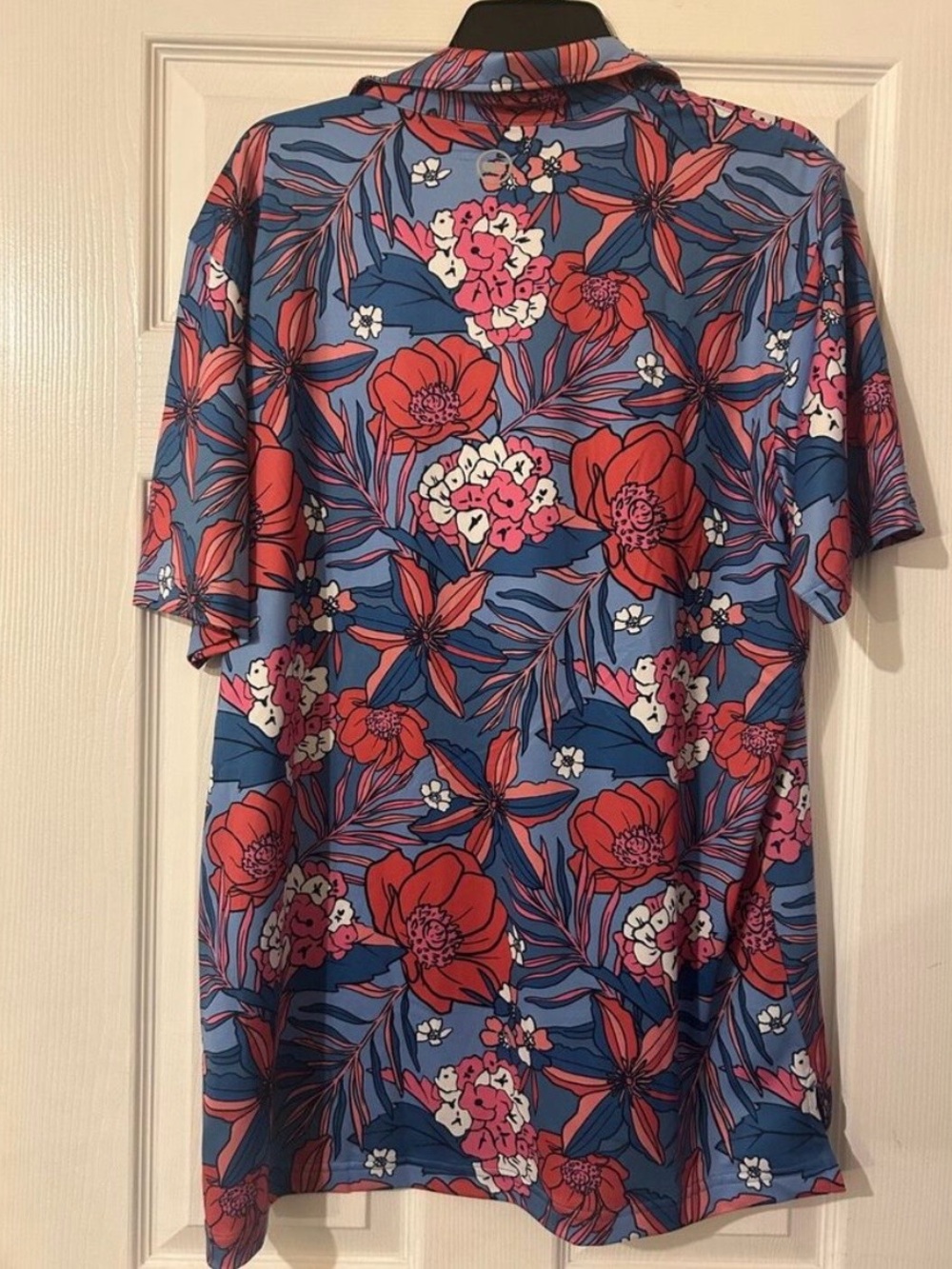 Vineyard Vines On The Go Sankaty Polo Mens Large Floral - Picture 2 of 7